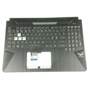 Asus FX505DT palmrest with keyboard Nordic