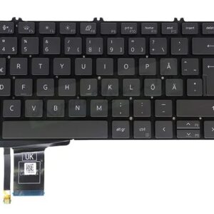 Dell Precision 7550 7560 7750 7760 klaviatuur SWE W0XPM