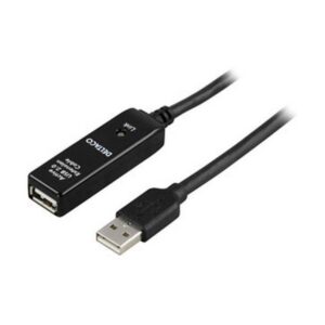 USB pikenduskaabel 10m 2.0 aktiivne Deltaco