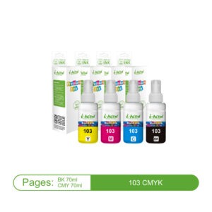 Tint i-Aicon Epson 103Y, kollane 70ml