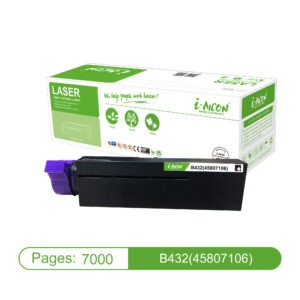 i-Aicon Toner for OKI B432 B412 7000 pages, black, compatible