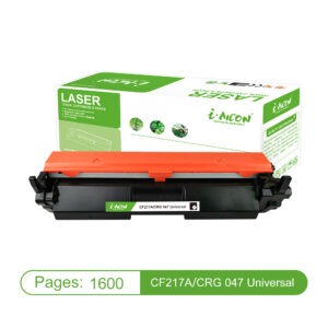 Tooner i-Aicon HP CF217A/ HP 17A / Canon CRG 047, must, analoog