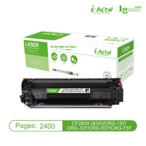 i-Aicon Toner HP CF283X / Canon CRG-737 black, compatible